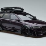 Audi RS6 C7 Avant Met Bodykit Paars GT Spirit 1:18