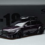 Audi RS6 C7 Avant Met Bodykit Paars GT Spirit 1:18