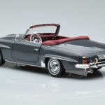 Mercedes 190 SL W121 Roadster Grijs Norev 1:18