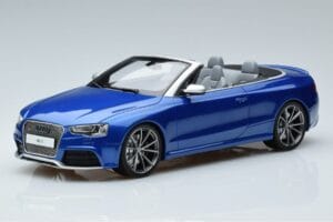 Audi RS5 B8 Cabriolet Blauw GT Spirit 1:18