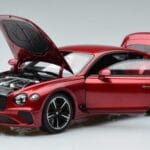 Bentley Bentley Continental GT Candy Rood Norev 1:18 1:18 Metaal