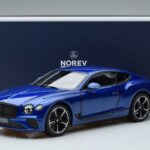 Bentley Bentley Continental GT Coupé Sequin Blauw Norev 1:18 1:18 Metaal
