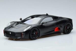 Jaguar C-X75 Coupé Zwart Almost Real 1:18