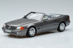 Mercedes 500 SL R129 Grijs Metallic Norev 1:18