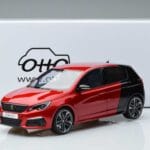 Peugeot Peugeot 308 T9 GTI Rood Otto 1:18 1:18 Hars
