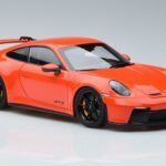 Porsche Porsche 911 992 GT3 Coupe Oranje Norev 1:18 1:18 Metaal