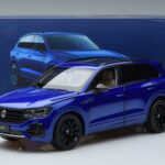 Volkswagen Volkswagen Touareg CR Blauw FAW 1:18 1:18 Metaal