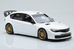 Subaru Impreza WRX STI R205 Met Aangepaste Onderdelen Wit Otto 1:18 OT1037 Hars — afbeelding 4 van 6