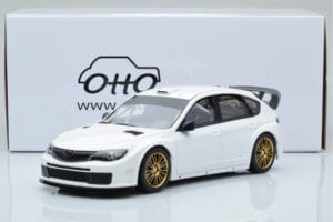 Subaru Impreza WRX STI R205 Met Aangepaste Onderdelen Wit Otto 1:18 OT1037 Hars — afbeelding 6 van 6