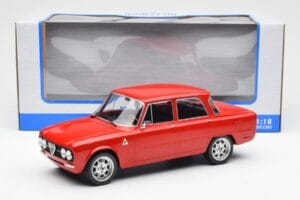 Alfa Romeo Giulia Nuova Super Rood Custom Wheels MCG 1:18 MCG18333 Metaal — afbeelding 6 van 6
