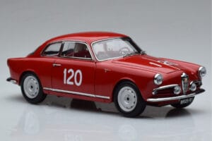 Alfa Romeo Giulietta SV #120 Mille Miglia 1956 Kyosho 1:18 08957A Metaal — afbeelding 5 van 9