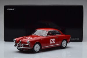 Alfa Romeo Giulietta SV #120 Mille Miglia 1956 Kyosho 1:18 08957A Metaal — afbeelding 9 van 9
