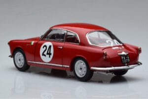 Alfa Romeo Giulietta SV #24 Targa Florio 1958 Kyosho 1:18 08957B Metaal — afbeelding 6 van 9