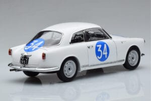 Alfa Romeo Giulietta SV #34 Targa Florio 1960 Kyosho 1:18 08957C Metaal — afbeelding 3 van 9