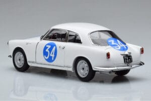 Alfa Romeo Giulietta SV #34 Targa Florio 1960 Kyosho 1:18 08957C Metaal — afbeelding 6 van 9