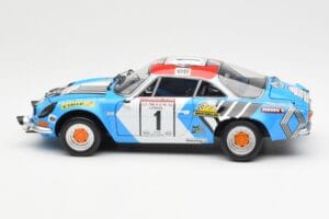 Alpine A110 1600S #1 Nicolas / Vial Winner Tour de Corse 1973 Kyosho 1:18 08485A Metaal — afbeelding 4 van 8