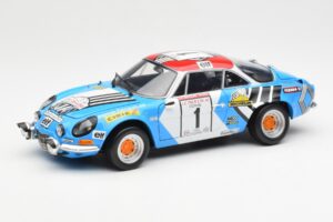 Alpine A110 1600S #1 Nicolas / Vial Winner Tour de Corse 1973 Kyosho 1:18 08485A