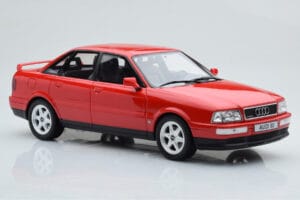 Audi 80 B4 Quattro Competition Laser Rood Otto 1:18 OT355 Hars — afbeelding 4 van 6