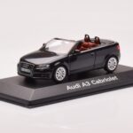 Audi A3 8P Cabriolet Zwart Minichamps 1:43 - image 2 of 4