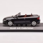 Audi A3 8P Cabriolet Zwart Minichamps 1:43