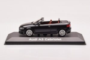 Audi A3 8P Cabriolet Zwart Minichamps 1:43 5010803333