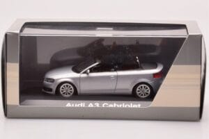 Audi A3 8P Cabriolet Zilver Minichamps 1:43 5010803323 Metaal — afbeelding 4 van 4