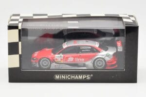 Audi A4 B7 DTM Team Audi Sport Rosberg #18 M. Rockenfeller DTM 2008 Minichamps 1:43 400081718 Metaal — afbeelding 4 van 4