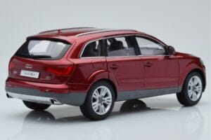 Audi Q7 4L Granaatrood Kyosho 1:18 09222R Metaal — afbeelding 3 van 8