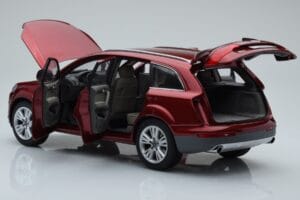 Audi Q7 4L Granaatrood Kyosho 1:18 09222R Metaal — afbeelding 5 van 8