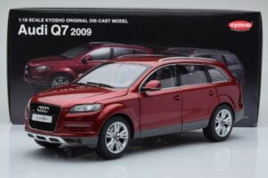 Audi Q7 4L Granaatrood Kyosho 1:18 09222R Metaal — afbeelding 8 van 8