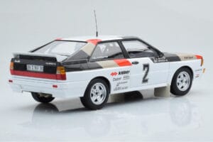Audi Quattro Audi Sport #1 H. Mikkola / A. Hertz Winners International Swedish Rally 1981 Minichamps 1:18 155811102 Metaal — afbeelding 2 van 6