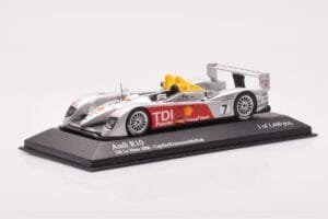 Audi R10 TDI LMP1 #7 R. Capello / T. Kristensen / A. McNish 24 Hours of Le Mans 2006 Minichamps 1:43 400061607 Metaal — afbeelding 2 van 4