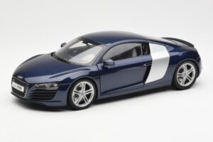 Audi R8 4.2 FSI V8 Blauw Kyosho 1:18 09213BL