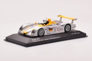 Audi R8 Infineon #2 L. Aiello / R. Capello / Pescatori 2nd Place 24 Hours of Le Mans 2001 Minichamps 1:43 400011202 Metaal — afbeelding 2 van 4