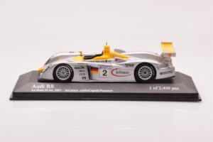 Audi R8 Infineon #2 L. Aiello / R. Capello / Pescatori 2nd Place 24 Hours of Le Mans 2001 Minichamps 1:43