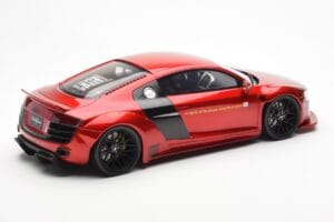 Audi R8 4S Liberty Walk Candy Rood GT Spirit 1:18 GT892 Hars — afbeelding 2 van 6