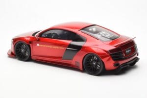 Audi R8 4S Liberty Walk Candy Rood GT Spirit 1:18 GT892 Hars — afbeelding 5 van 6