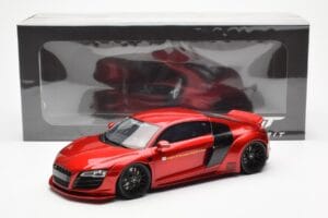 Audi R8 4S Liberty Walk Candy Rood GT Spirit 1:18 GT892 Hars — afbeelding 6 van 6