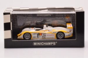 Audi R8 #25 S. Ara / T. Kristensen Winners 1000km Spa 2003 Minichamps 1:43 400031325 Metaal — afbeelding 4 van 4