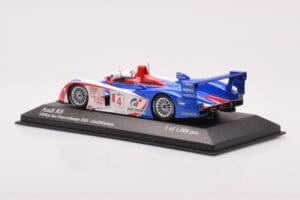 Audi R8 #4 M. Ortelli / J-M. Gounon 1000km Spa 2005 Minichamps 1:43 400051304 Metaal — afbeelding 3 van 4