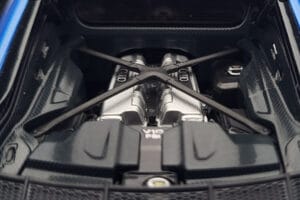 Audi R8 Performance Blauw Kengfai 1:18 VAKF-0355 Metaal — afbeelding 9 van 10