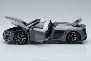 Audi R8 Spyder Performance Nardo Grijs Kengfai 1:18 VAKF-0352 Metaal — afbeelding 4 van 11