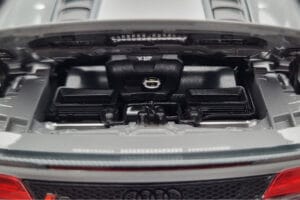 Audi R8 Spyder Performance Nardo Grijs Kengfai 1:18 VAKF-0352 Metaal — afbeelding 10 van 11