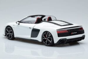 Audi R8 Spyder Performance Wit Kengfai 1:18 VAKF-0351 Metaal — afbeelding 8 van 11