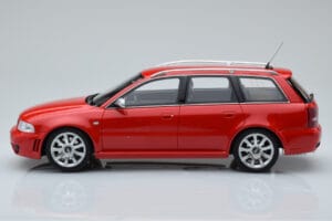 Audi RS4 B5 Avant Rood Otto 1:18 OT1026B Hars — afbeelding 3 van 6