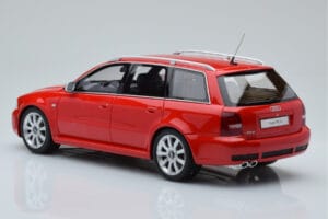 Audi RS4 B5 Avant Rood Otto 1:18 OT1026B Hars — afbeelding 5 van 6