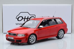 Audi RS4 B5 Avant Rood Otto 1:18 OT1026B Hars — afbeelding 6 van 6