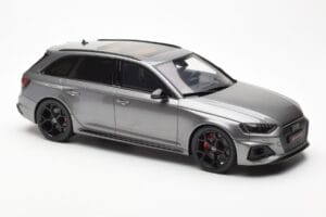 Audi RS4 B9 Avant Competition Daytona Grijs GT Spirit 1:18 GT456 Hars — afbeelding 4 van 6
