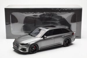 Audi RS4 B9 Avant Competition Daytona Grijs GT Spirit 1:18 GT456 Hars — afbeelding 6 van 6