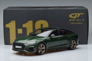 Audi RS5 B9 Sportback Sonoma Groen Asia Edition GT Spirit 1:18 CLDC018 Hars — afbeelding 6 van 6